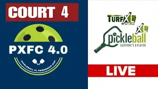 PICKLEBALL XL FRIENDSHIP CUP4.0,DAY -1 LIVE,COURT-4