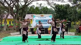 PENAMPILAN ATRAKSI TARI KONTEMPORER  SMA N 10 TANJUNG JABUNG TIMUR