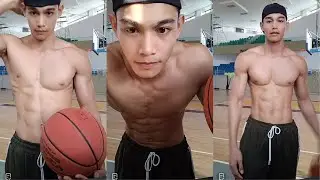 Handsome pinoy basketball player