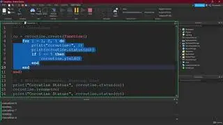 Roblox and Lua 0212 Coroutines in Lua