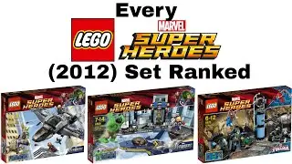 Рейтинг всех наборов LEGO Marvel Super Heroes (2012)