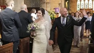 Carriage Hall, Plumtree wedding video - Bryony and Richard