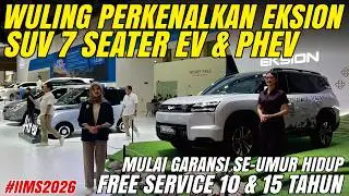WULING GAK MAU KALAH! PERKENALKAN EKSION SUV 7 SEATER FREE SERVICE & GARANSI SEUMUR HIDUP EV LAINNYA