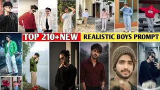 Top 210+ Realistic Boys Attitude Prompts 🔥 | Google Gemini AI Photo Editing Prompt 😎