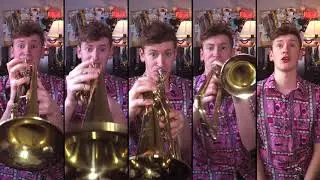 Queen - Don't Stop Me Now Brass Quintet Arrangement with sheet music