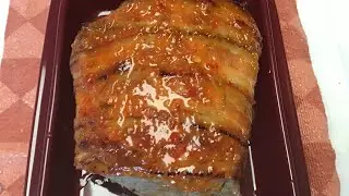 Bacon Wrapped Pepper  Jelly Glazed Pork Loin