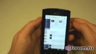 Обзор Acer Liquid Metal - Браузер и Flash