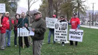 Nov 19, 2010- Archie Archuletta Addresses Bush Torture Issue at Accountability Rally