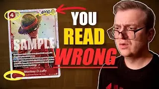How to READ One Piece Cards PROPERLY? | One Piece Card Game Basics