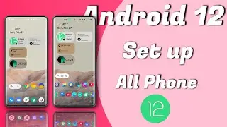 🔥 Android 12 Full Home Screen Setup for All Phone | Android 12 Theme for MIUI Phone 😍