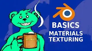 Blender Basics 3D Materials & Texturing | Learn simple 3D start from scratch.