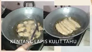 Camilan kentang lapis Kulit Tahu