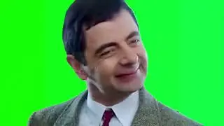 mr bean throwing sponges and stuff  |  Green Screen