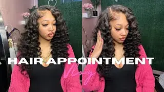Hair Appointment Vlog|| Best selling 100% Raw Burmese Curly Bundles Ft. Elfin Hair