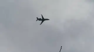 One fast plane in Olmsted Falls, Ohio