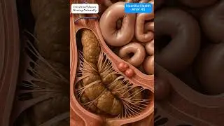 Ultra-Realistic Colon Animation of Stool Masses Interacting Under Peristaltic Waves #shorts