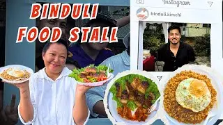 BINDULI KIMCHI FRIED RICE AND PORK DAMEKO | BINDULI FOOD STALL AT GATES COLLEGE