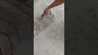Learn the correct post and techniques for stacking bricks through video.