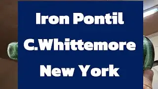Whittemore Iron Pontil Antique Bottle Restoration