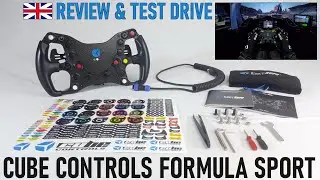 2021 Cube Controls Formula Sport USB Sim Racing Wheel - Review & Test Drive
