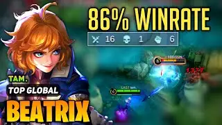 86% WR! Beatrix One Hit Build [ Top Global Beatrix Best Build ] By tam. - Mobile legends