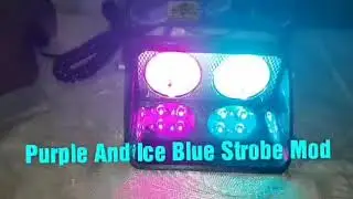 Ice Blue And Purple High Powered LED Strobe Light (First In The World)