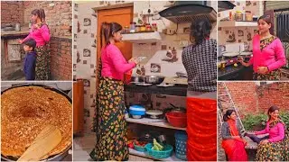आज देवरानी जेठानी ने मिलकर क्या बनाया 🥘ससुराल में सुबह से शाम कैसी होती 🫢
