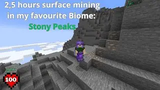 Hardcore Longplay S1E100 (No commentary) - Mining in Stony Peaks - Survival Minecraft 1.19.3 Java