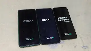 Oppo f17 pro vs Oppo A58 vs Samsung a50 reboot speed test