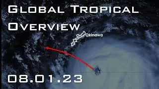 Typhoon Khanun Approaching Okinawa, Japan; Very Uncertain Future Ahead