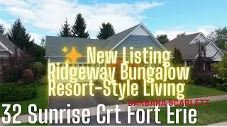🏡 For Sale: 32 Sunrise Court | $899,000 | Ridgeway Bungalow Near Lake Erie