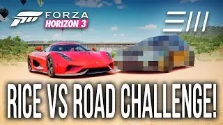 Forza Horizon 3 - Koenigsegg REGERA vs ??? - RICE vs ROAD CHALLENGE! (w/Starkey)