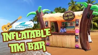 BounceWave's Inflatable Tiki Bar | The Perfect Add-On for Party Rental Businesses