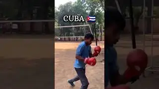 different style of boxing 🥊 #cuba