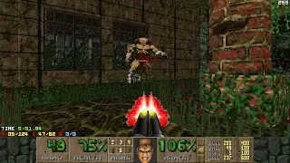 Doom 2 - DBP50: Emerald City (Map 13: Depot): UV-Fast 100% Blind (Map Author: LunchLunch)