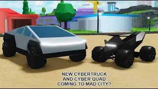 NEW CYBERTRUCK AND CYBER QUAD? Mad City (Roblox)