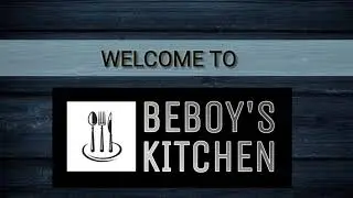 FIRST VLOG / INTRO / BEBOY'S KITCHEN