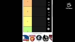 Ranking Every AFL Team's Logo Using Tier Maker!