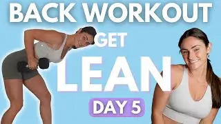 Тренировка спины с гантелями x ДЕНЬ 5 Серия Get Lean
