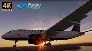 [🔴4K] Sunrise Landing At Tokyo International Airport I FBW32NX I MSFS 2020