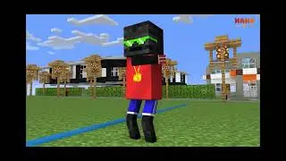 Herobrine vs Wither Skeleton Gangster! Funny Minecraft Animation