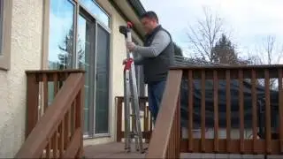 Hailo 4-step Lightweight Ladder w/ Safety Rail on QVC