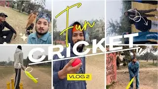 Fun Cricket, Full Cricket Masti 🏏, #cricket #mastitime #comedy #funnyvlog #vloggerlife 