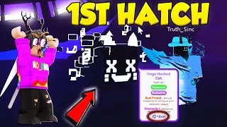 😲HATCHED The 1st Real *HUGE HACKED CAT* Rarest Secret Pet No Script, No Hacks, No Glitch | Pet Sim X