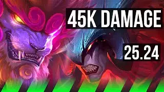 RENGAR vs AATROX (JGL) | Good KDA: 27/1/6, 45K damage | EUW Diamond | 25.24