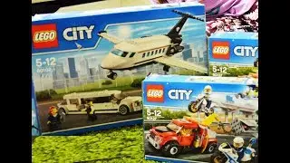 Обзор набора Lego City 60102 и набор ЛЕГО СИТИ 60137, конструктор лего сити, лего самолет и лимузин