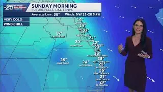 Coldest air moving into South Florida last day of January