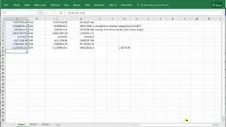 Mengatasi File Hasil Download tidak bisa di SUM atau di jumlahkan