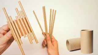 Reutiliza bombillas de papel y tubos de cartón hermoso y de bajo costo