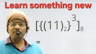Learn something new in math.by Subodh sir